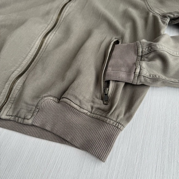 Mossimo Supply Co. Bomber Jacket M Olive Green Pocket Casual Streetwear - Picture 4 of 12